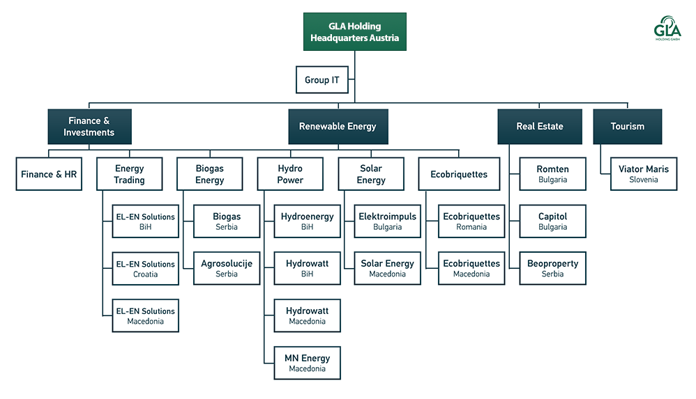 Standard Corporate Organizational Chart